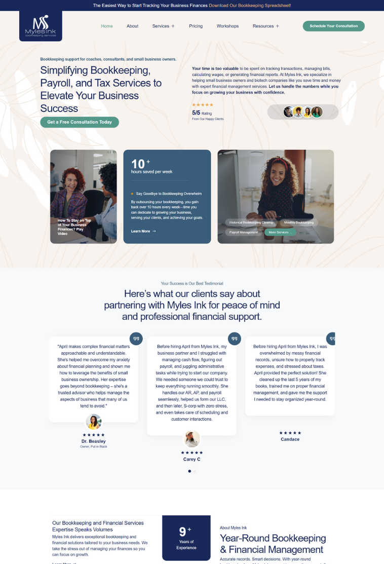bookkeepers-website-design