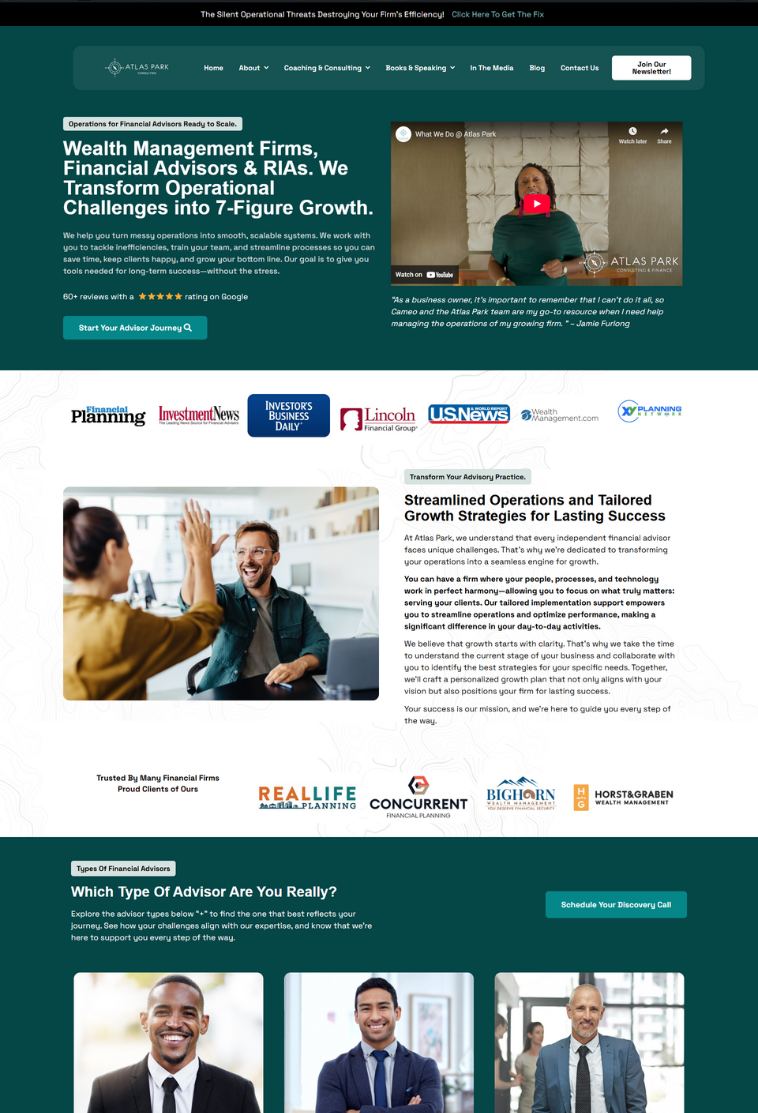 web-design-for-financial-advisors-consultants